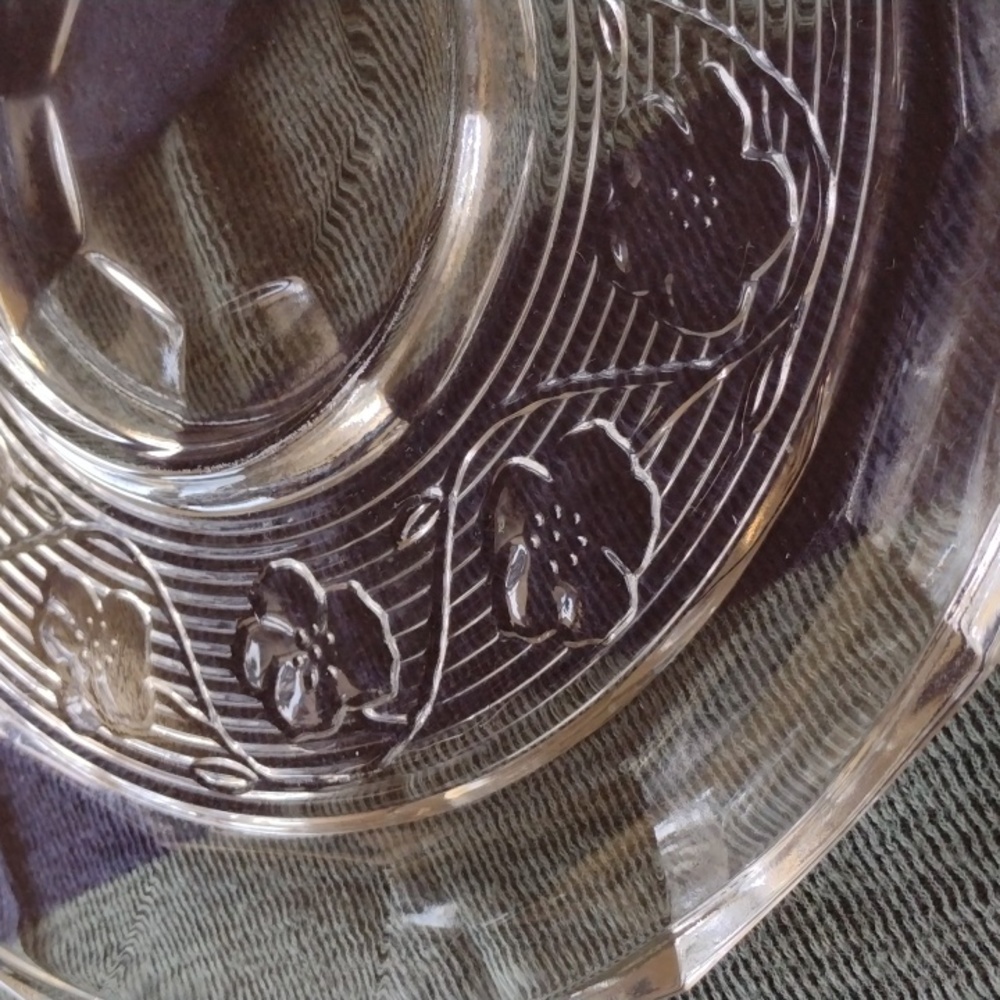 Unbranded Morning Glory Serving Platter And Bowl - Picture 2 of 8